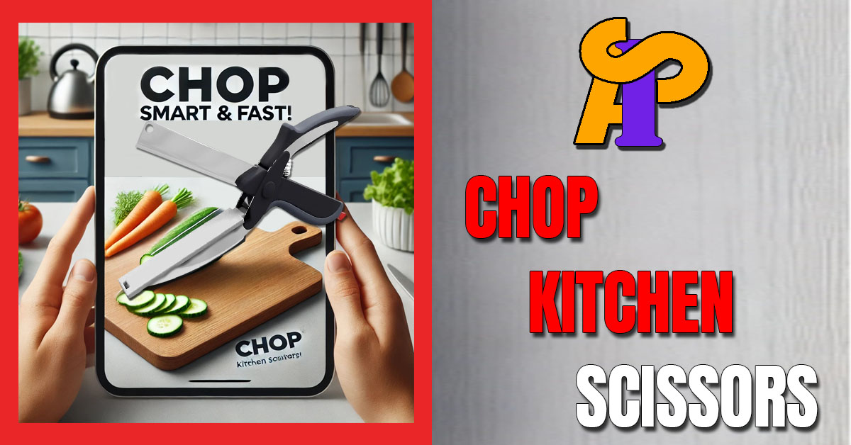  Chop Kitchen Scissors with Cutting Board